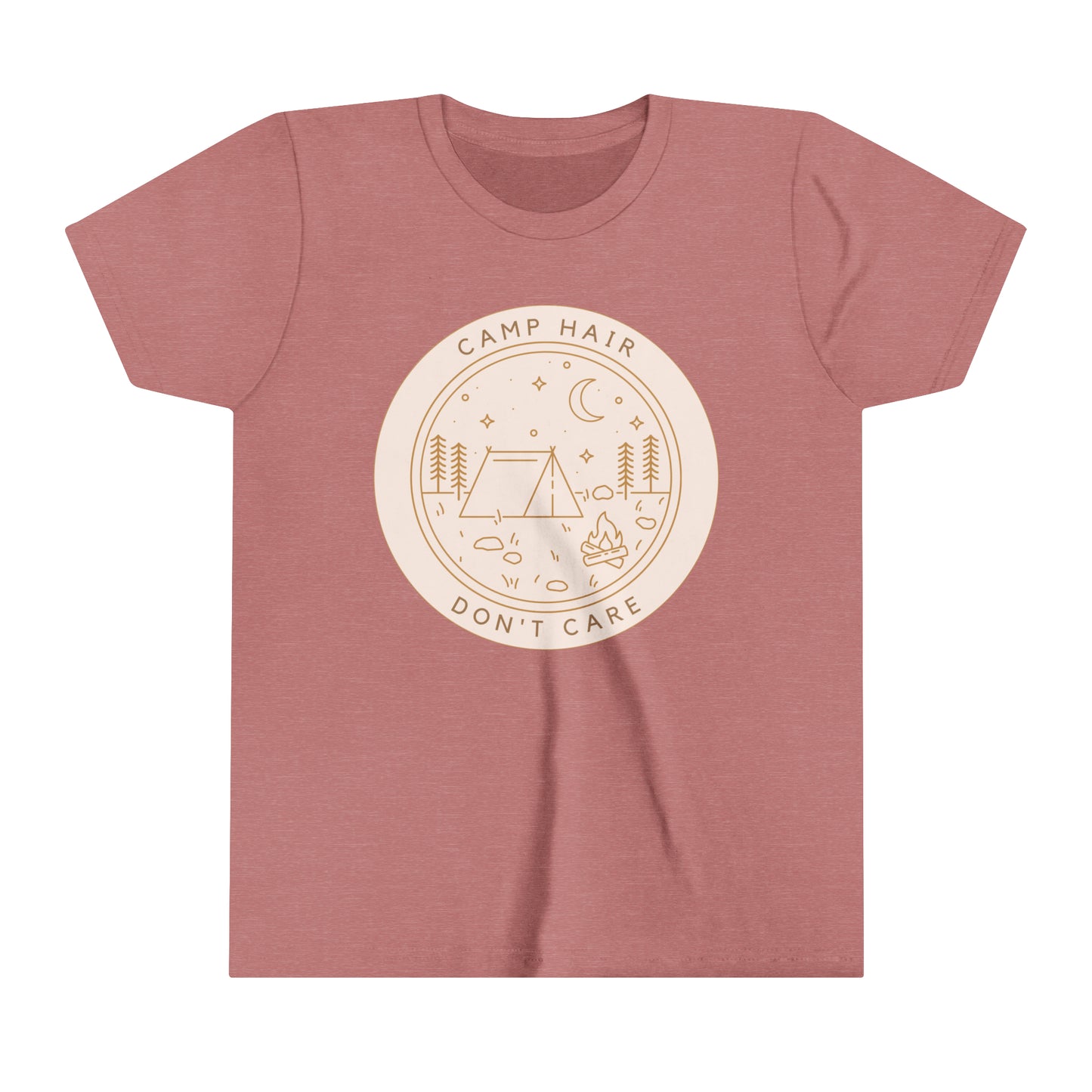 Camp Hair Don't Care Kids Tee