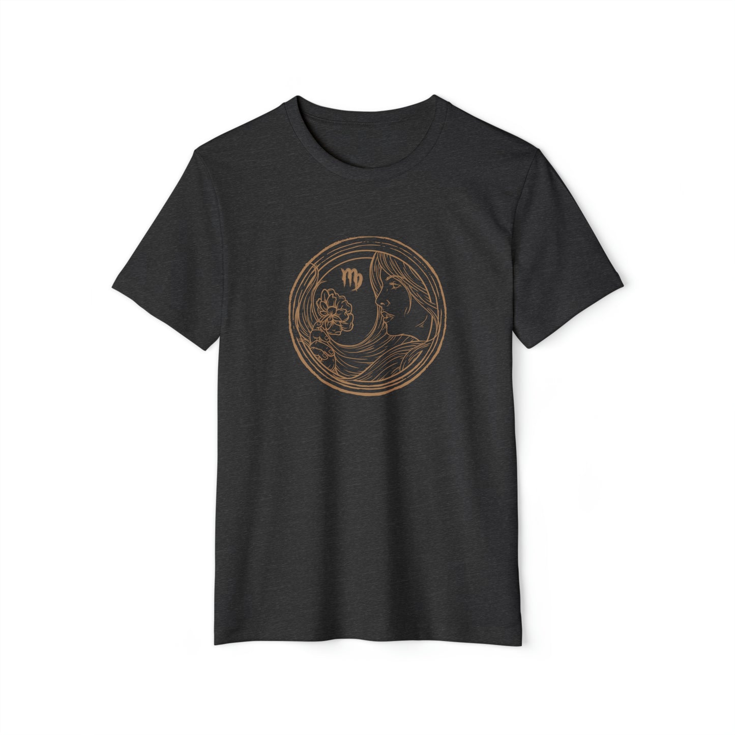 Virgo Unisex Recycled Organic T-Shirt (Dark Grey)