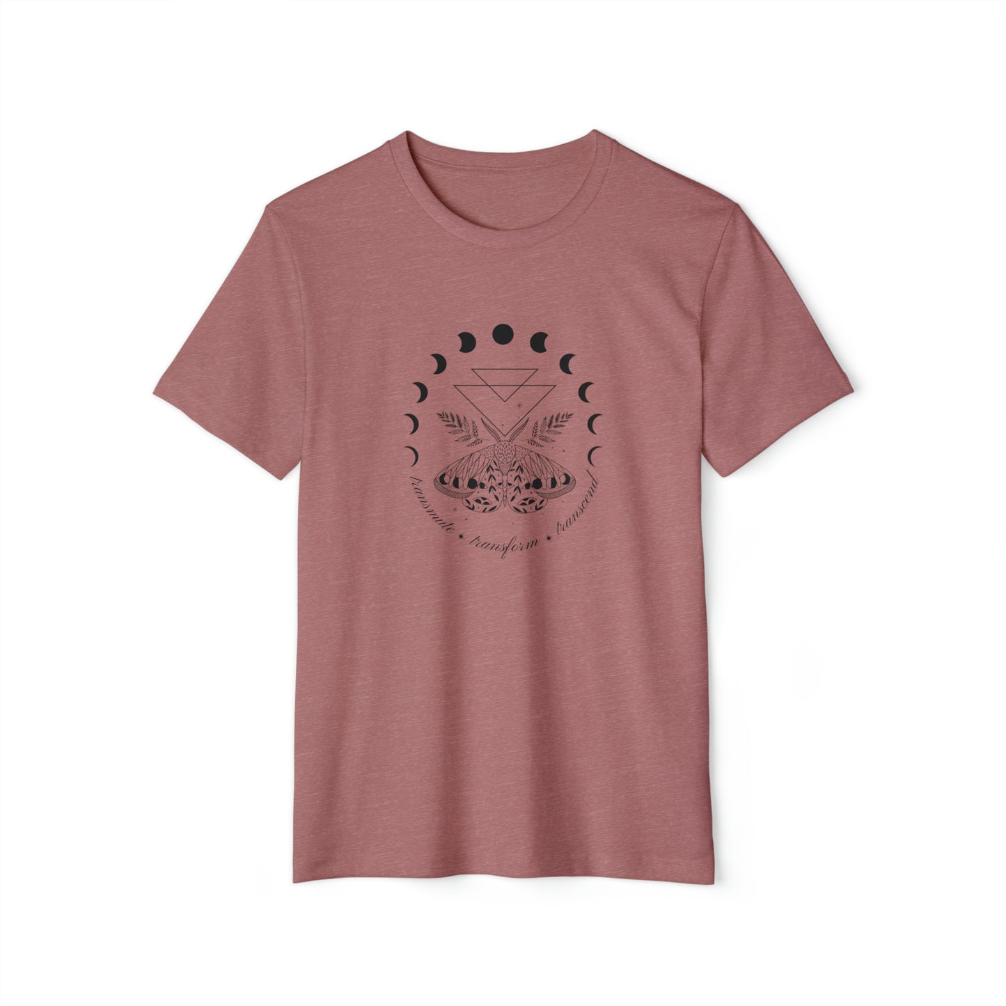 Transmute >> Transform >> Transcend Unisex Recycled Organic T-Shirt