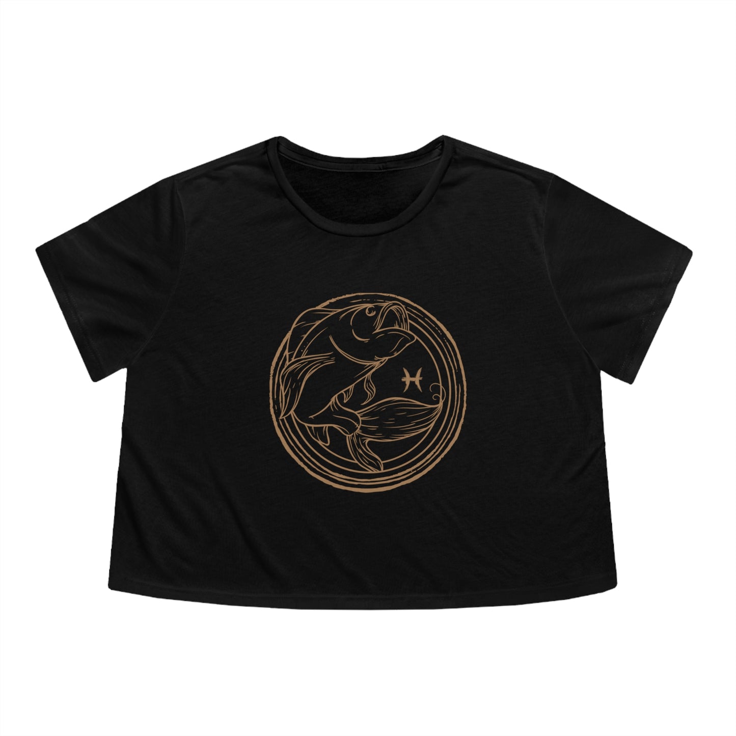 Pisces Zodiac Cropped Tee