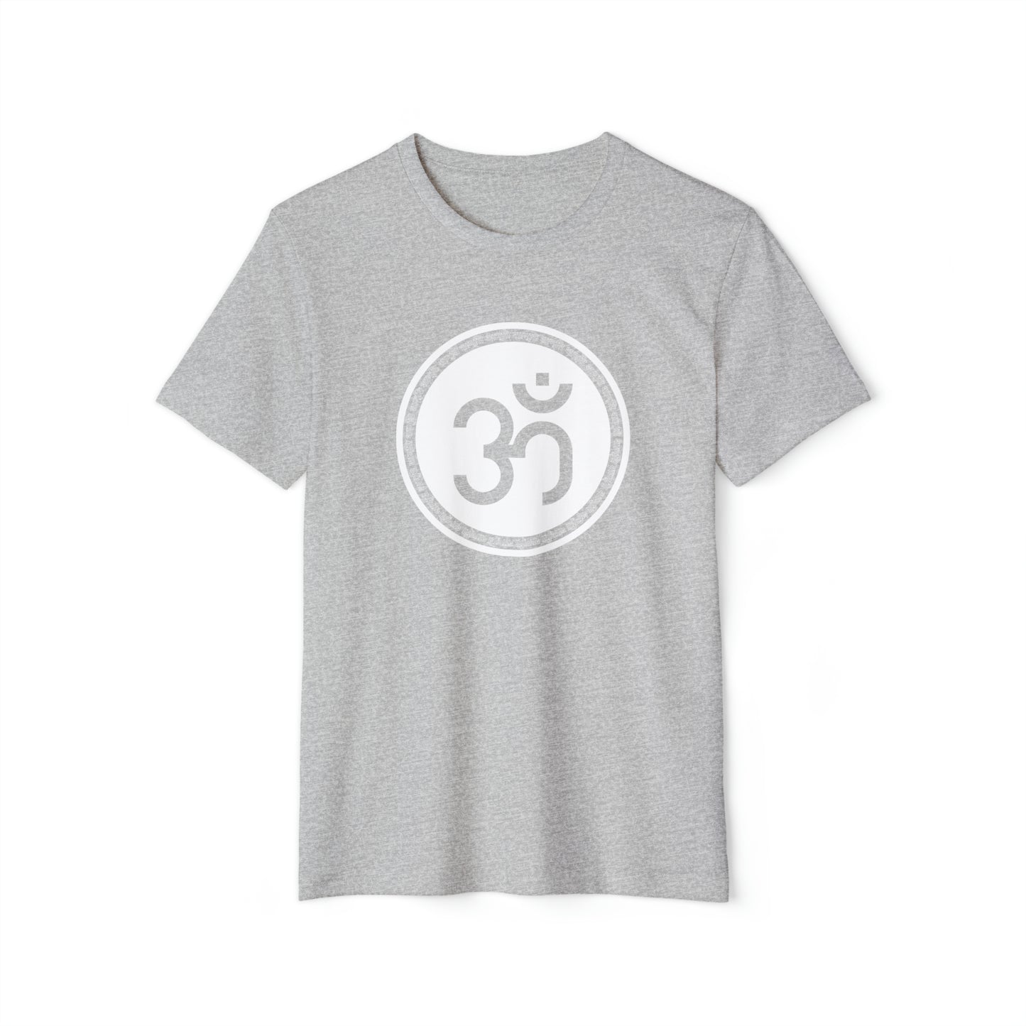 Om Unisex Recycled Organic T-Shirt (Athletic Grey)