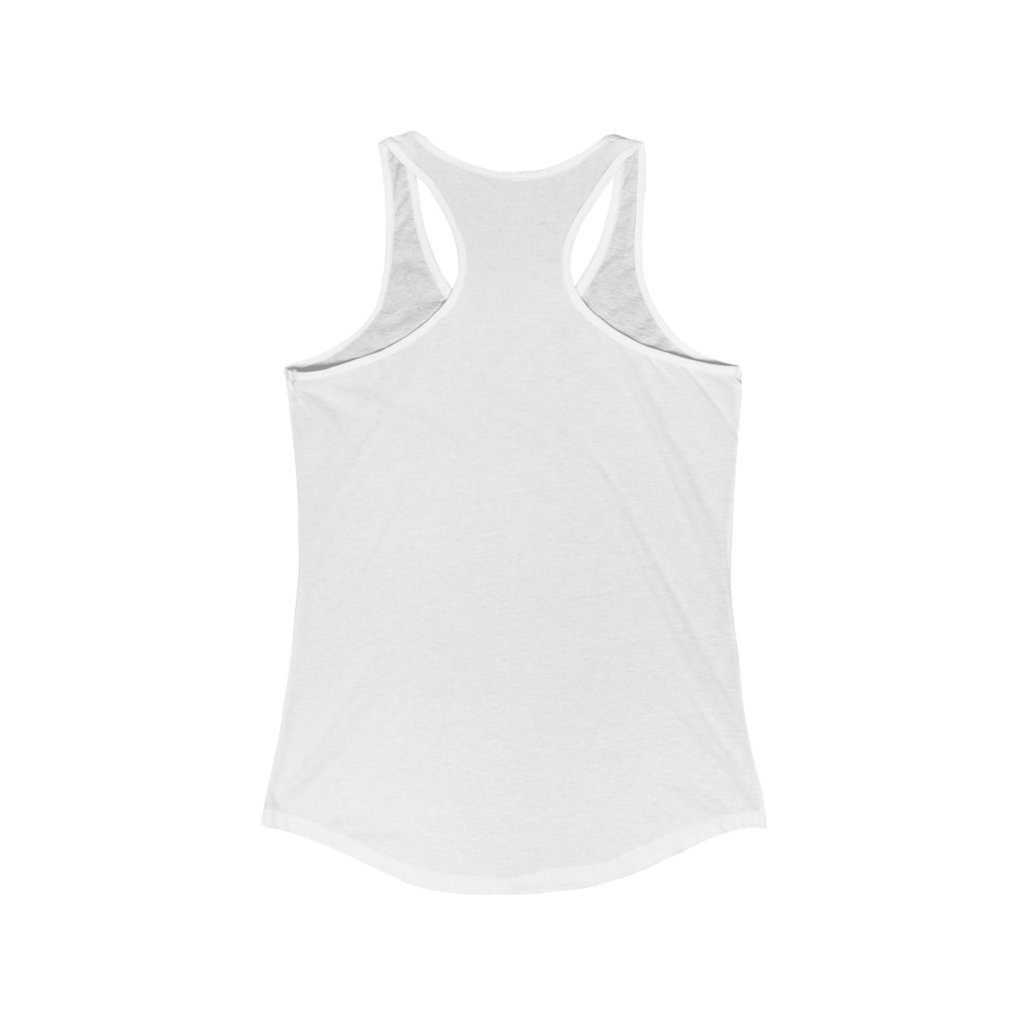 As Above So Below Women's Racerback Tank back (White)