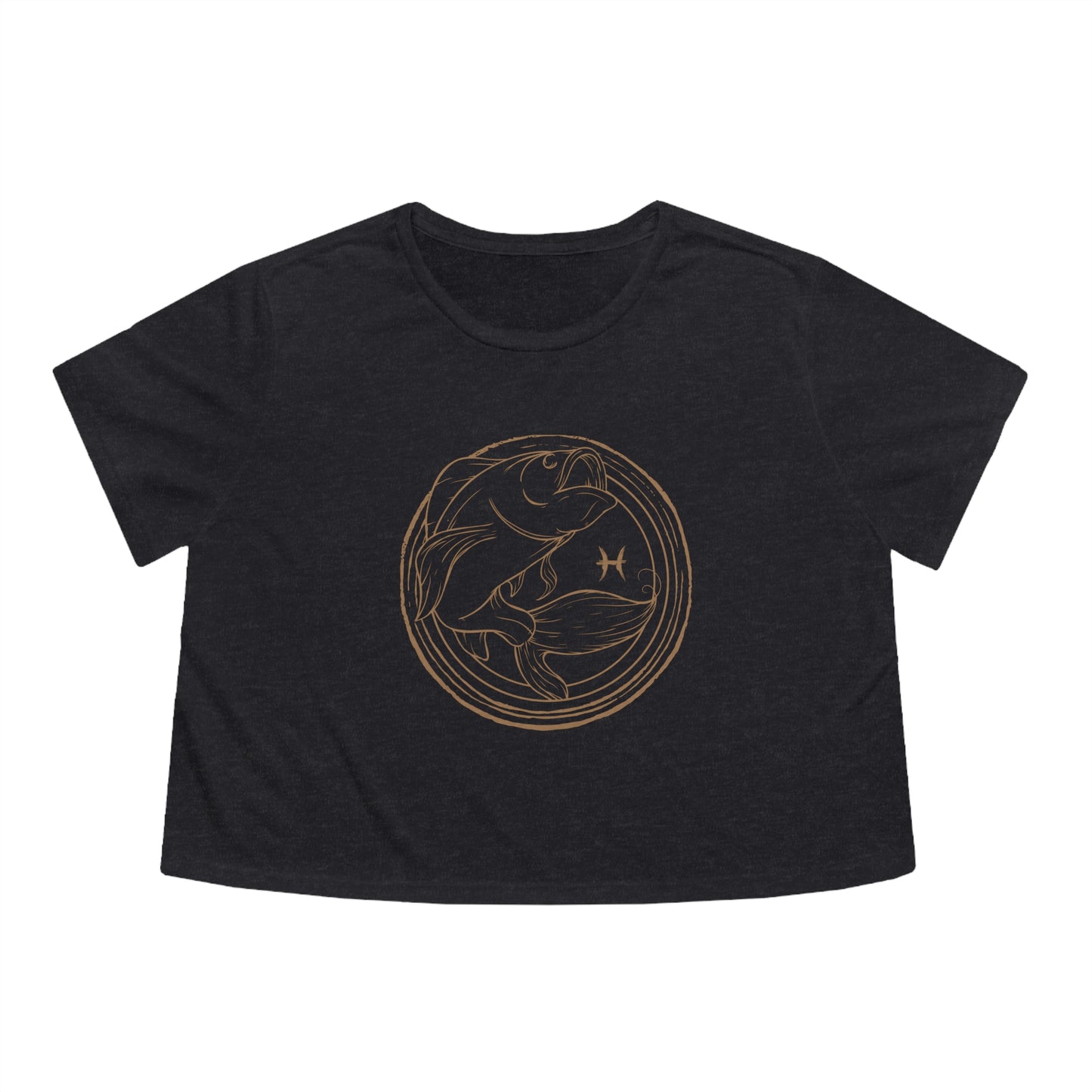 Pisces Zodiac Cropped Tee