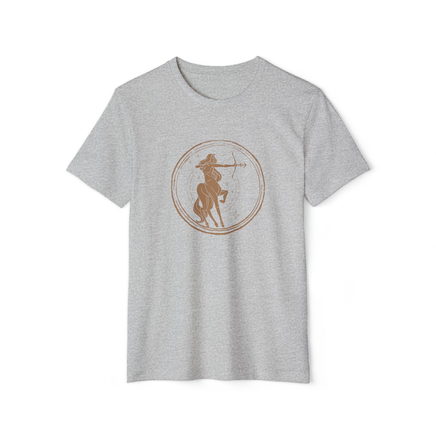 Sagittarius Unisex Recycled Organic T-Shirt (Athletic Grey)