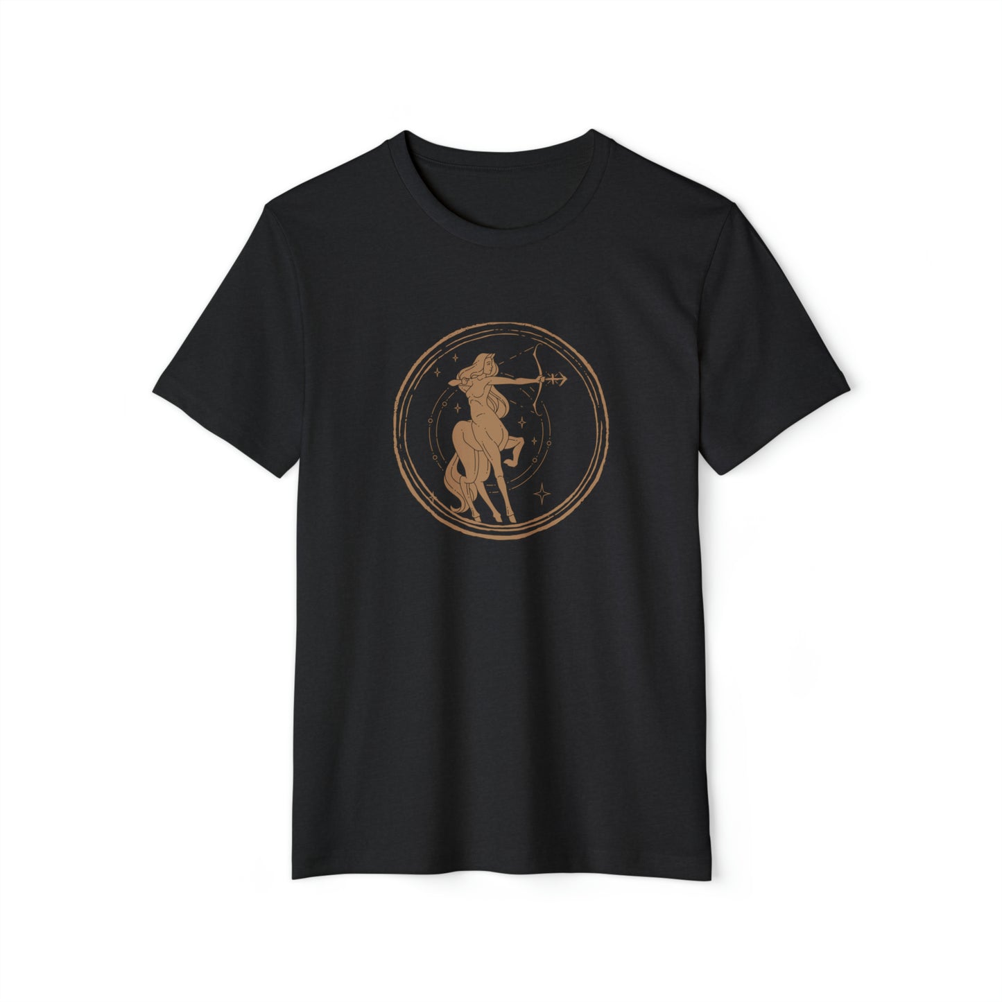 Sagittarius Unisex Recycled Organic T-Shirt (Black)
