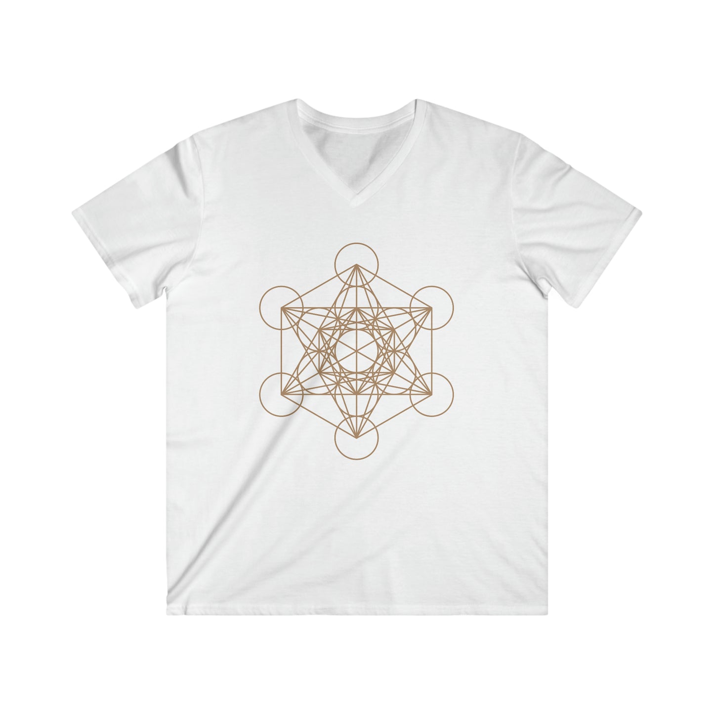 Men's Fitted V-Neck Short Sleeve Metatron Tee