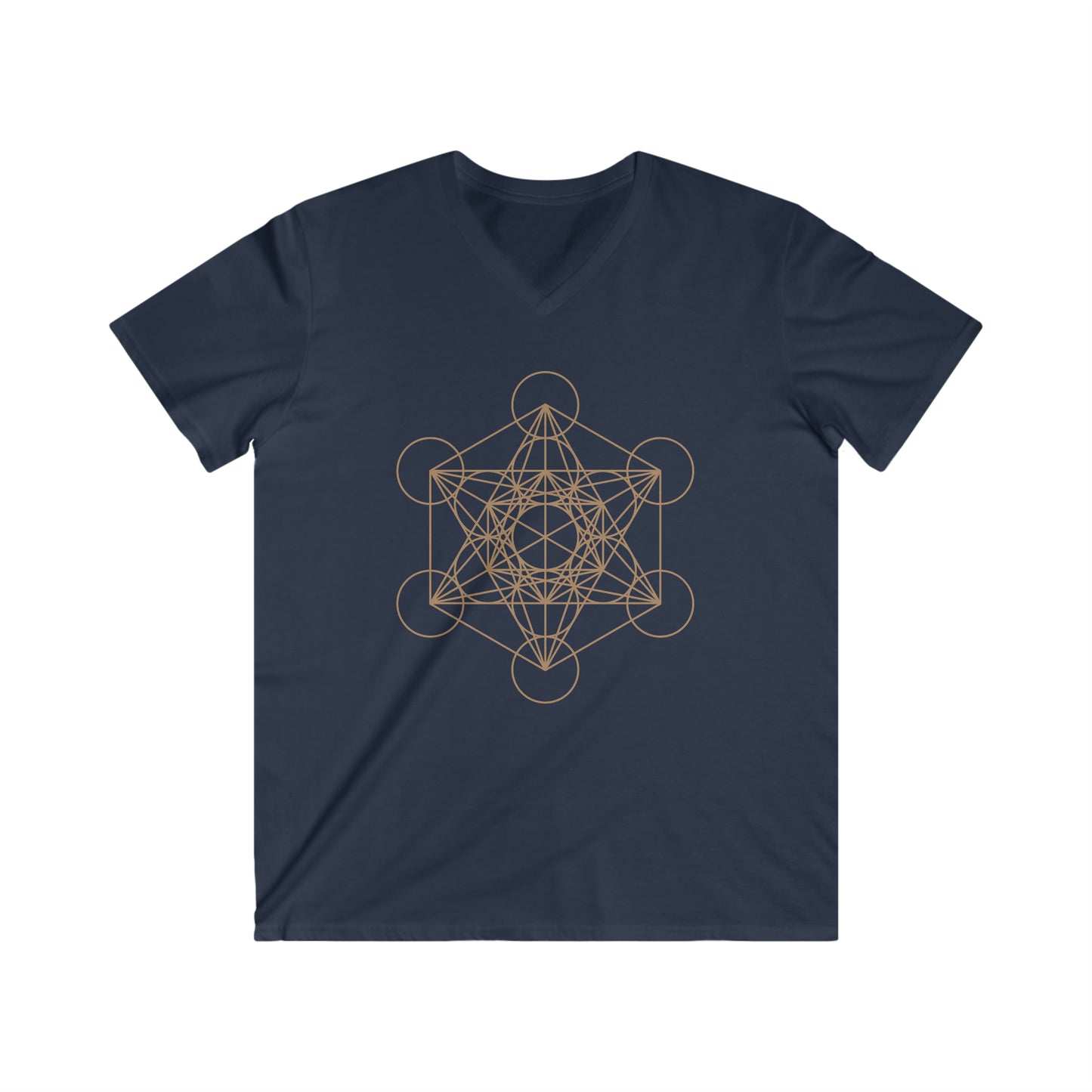 Men's Fitted V-Neck Short Sleeve Metatron Tee