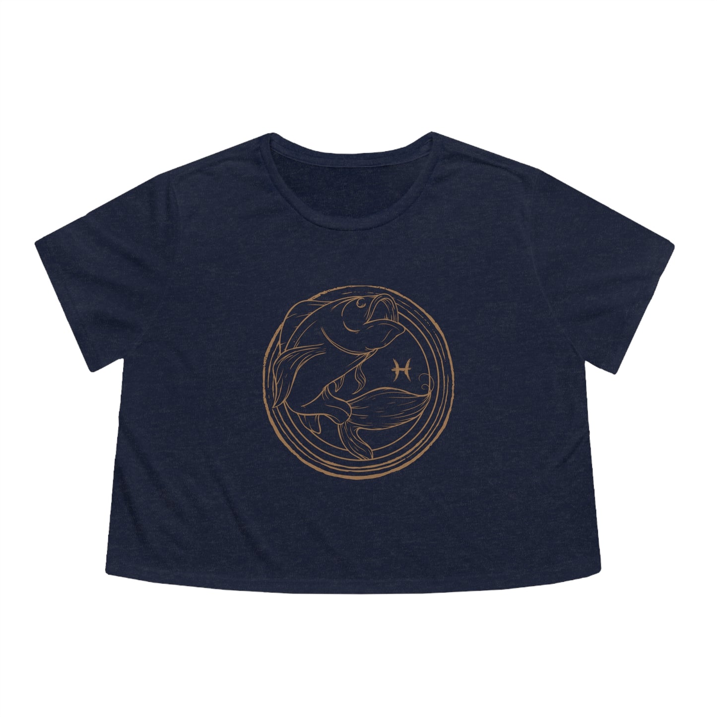 Pisces Zodiac Cropped Tee