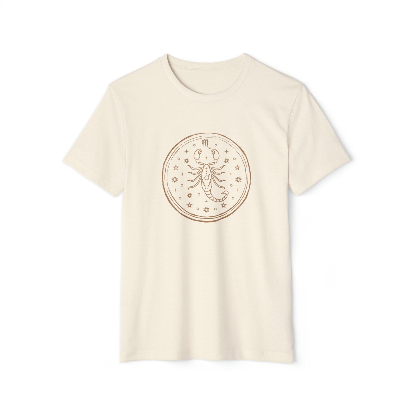 Scorpio Unisex Recycled Organic T-Shirt (Natural)