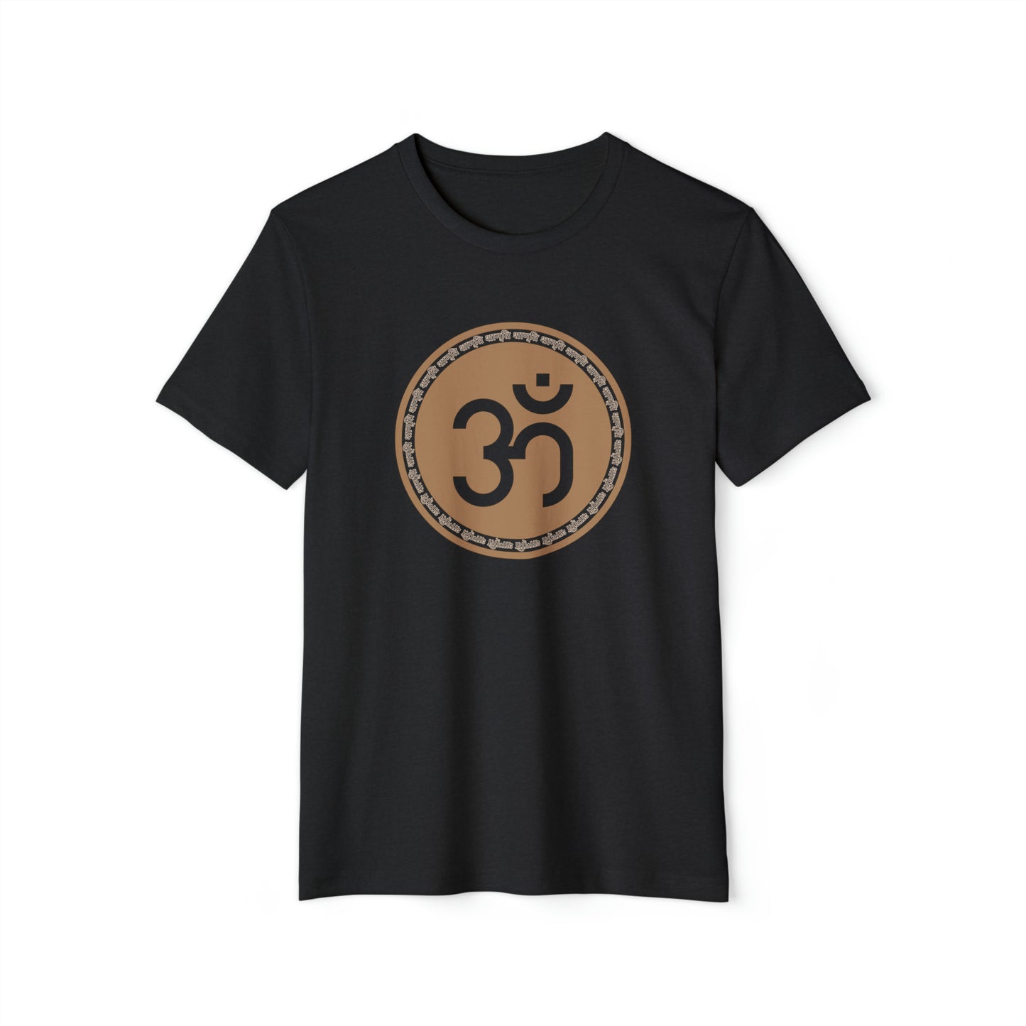 Om Unisex Recycled Organic T-Shirt (Black)
