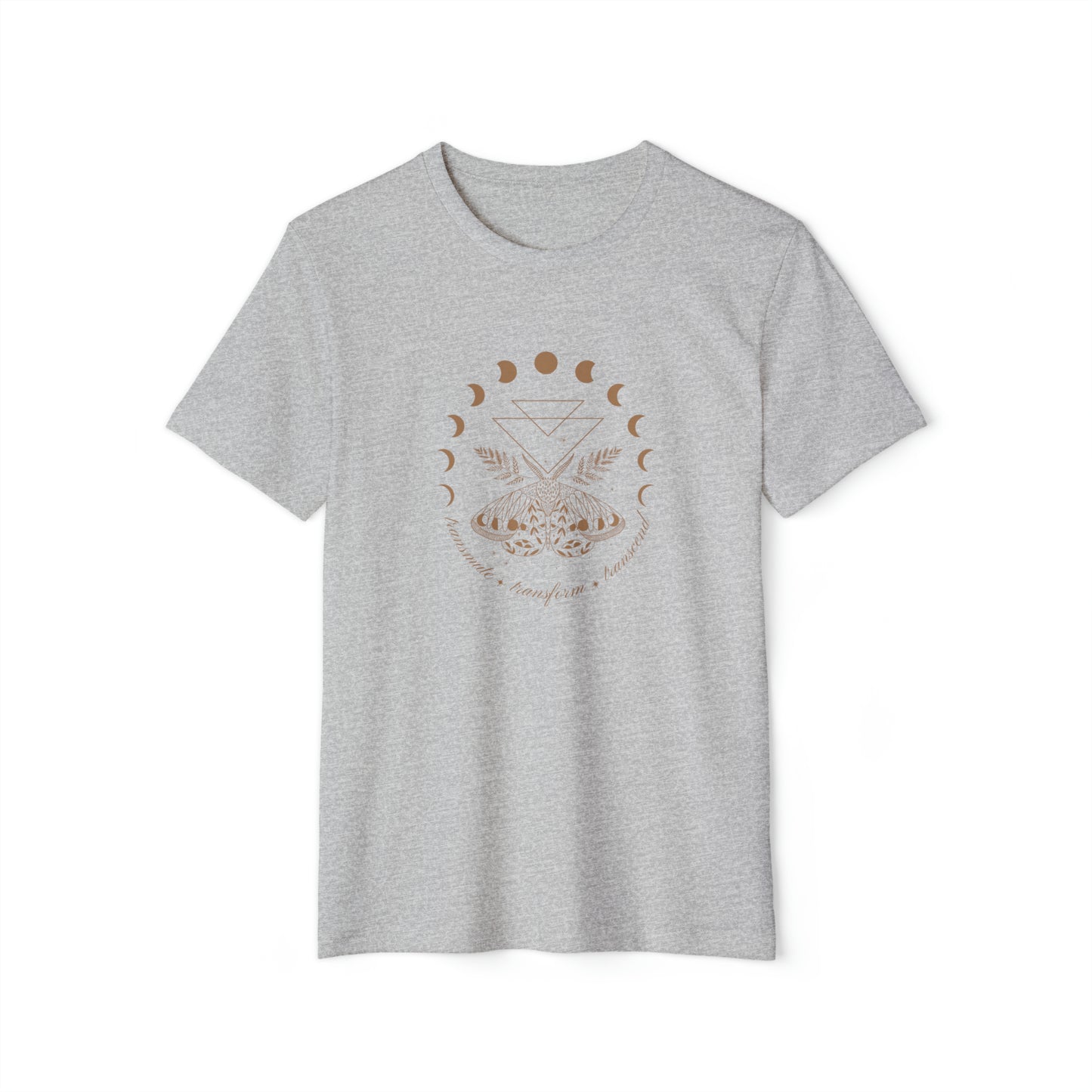 Transmute >> Transform >> Transcend Unisex Recycled Organic T-Shirt