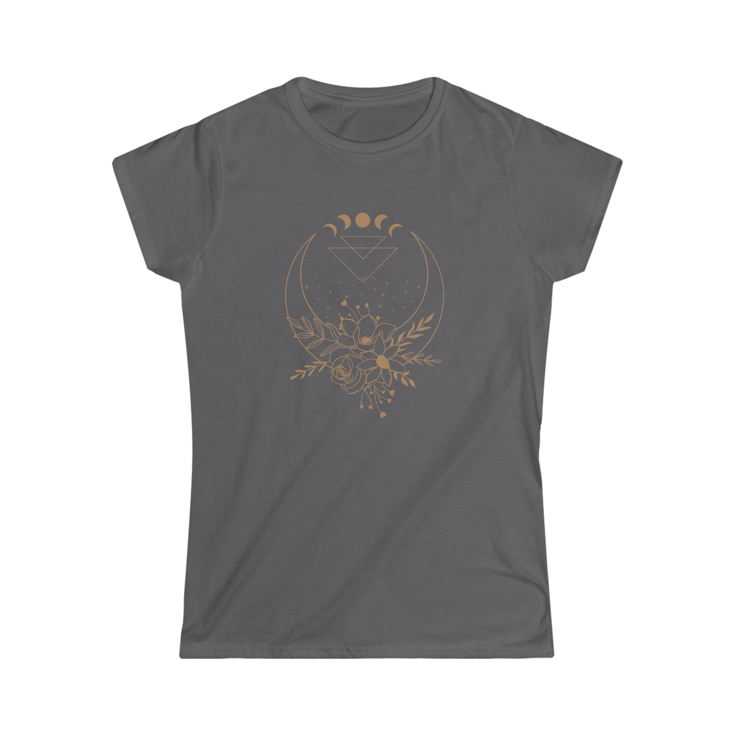 Flower Moon Women's Fitted Tee