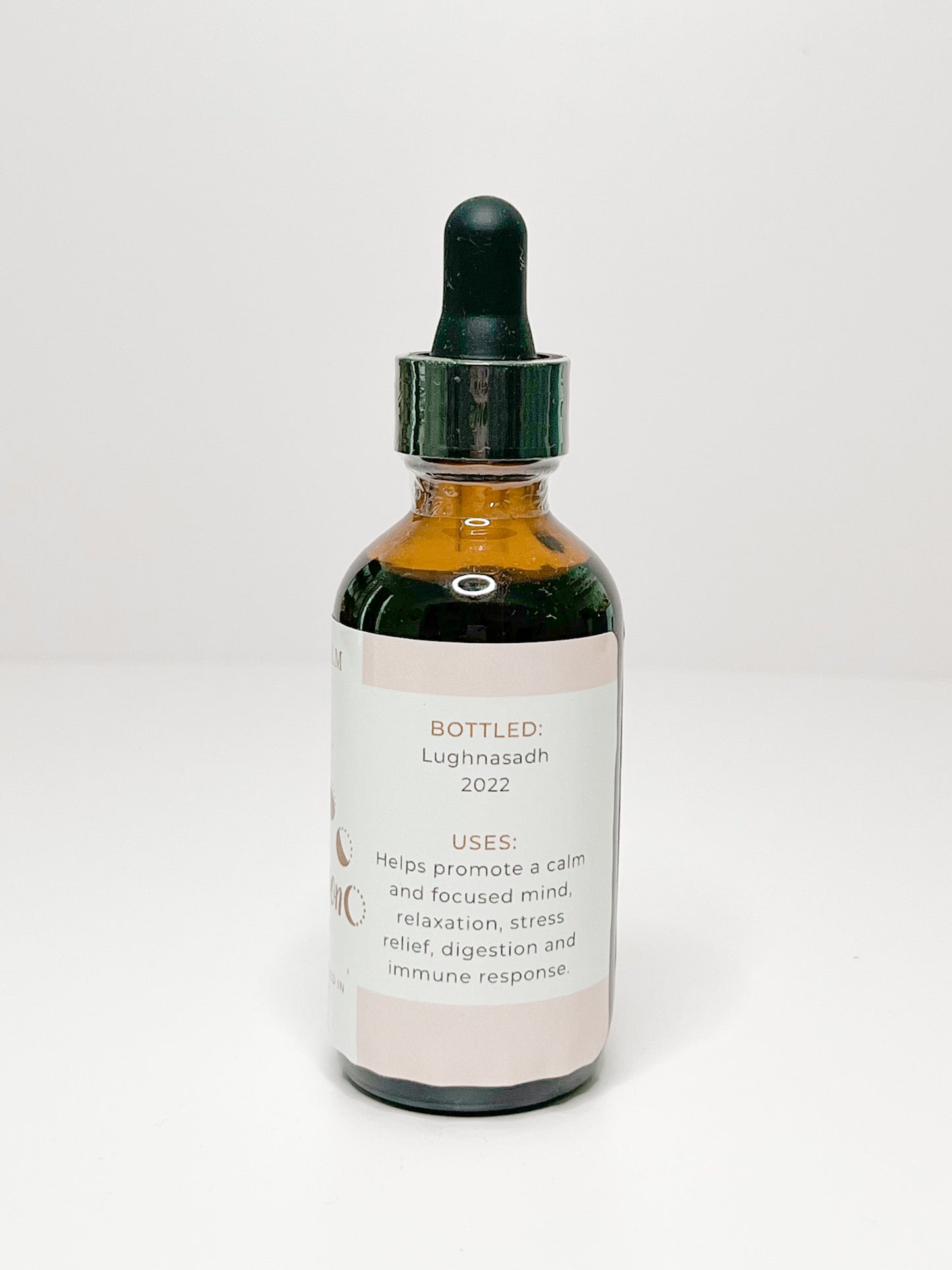 Lemon Balm Tincture (bottled & uses)
