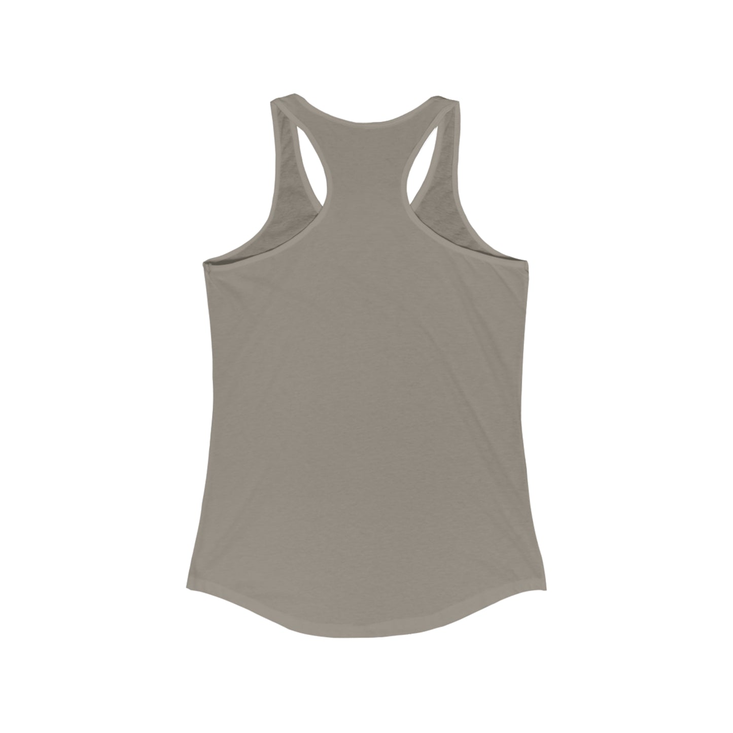 Mama Moon Racerback Tank Top back (Warm Grey)