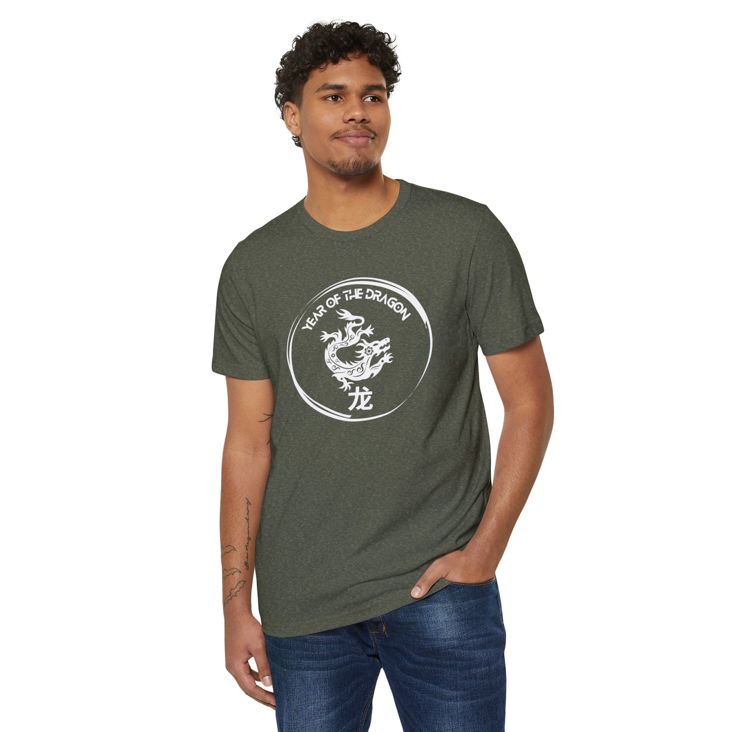 Year of the Dragon Unisex Recycled Organic T-Shirt