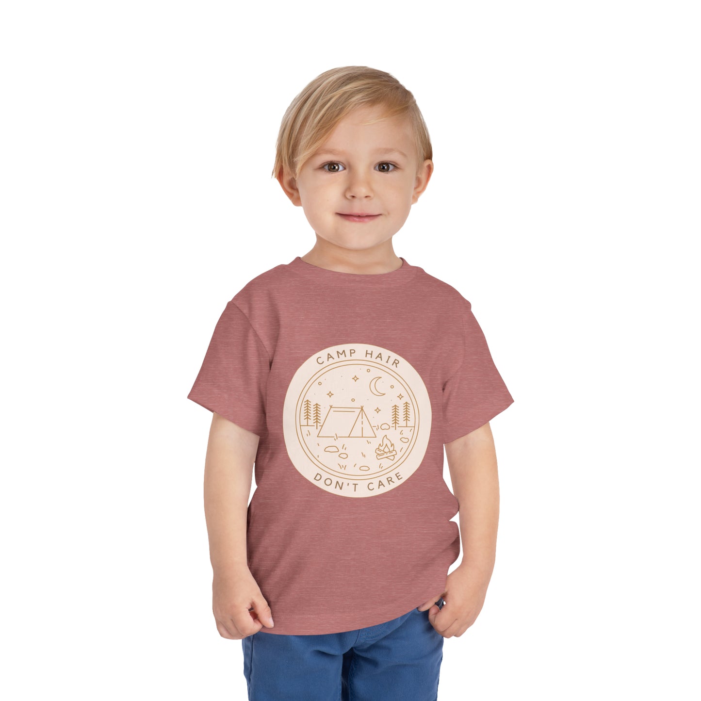 Toddler Camp Hair Don't Care Tee