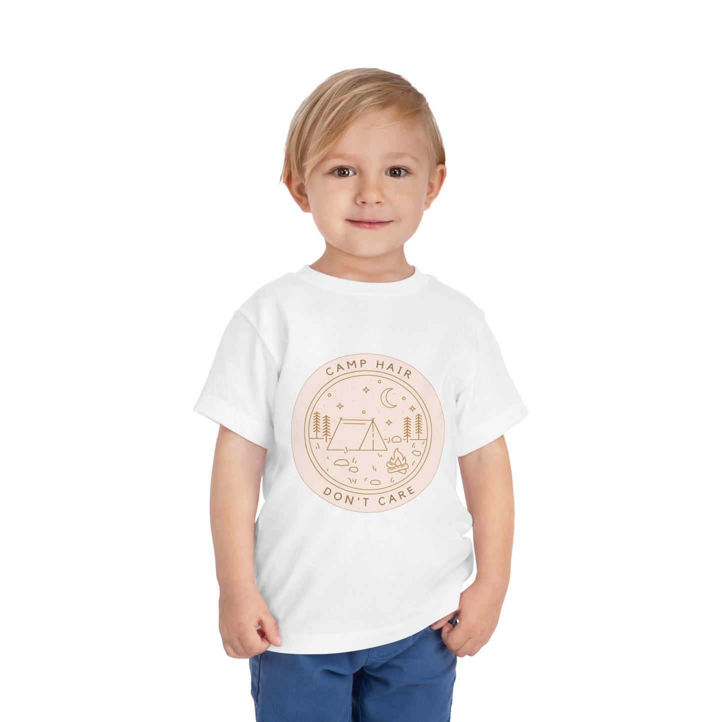 Toddler Camp Hair Don't Care Tee