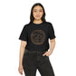 Pisces Unisex Recycled Organic T-Shirt on model (Black)