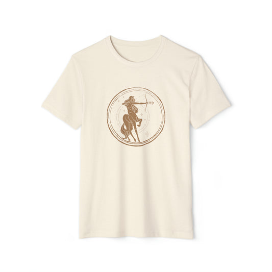 Sagittarius Unisex Recycled Organic T-Shirt (Natural)