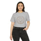 Cancer Unisex Recycled Organic T-Shirt on model (Athletic Grey)