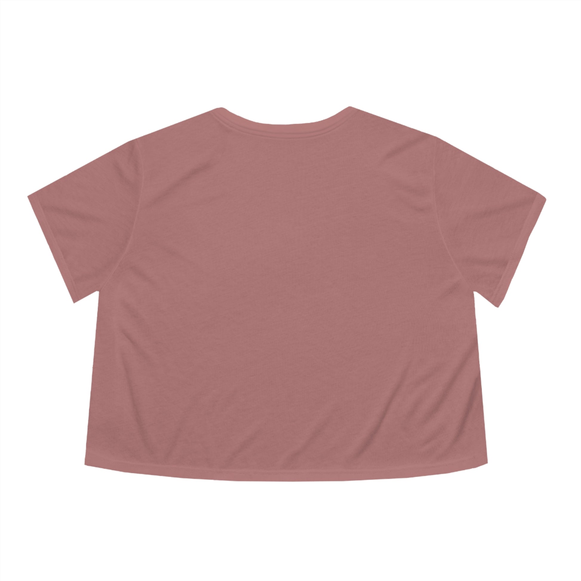 Chakras Cropped Tee back (Mauve)