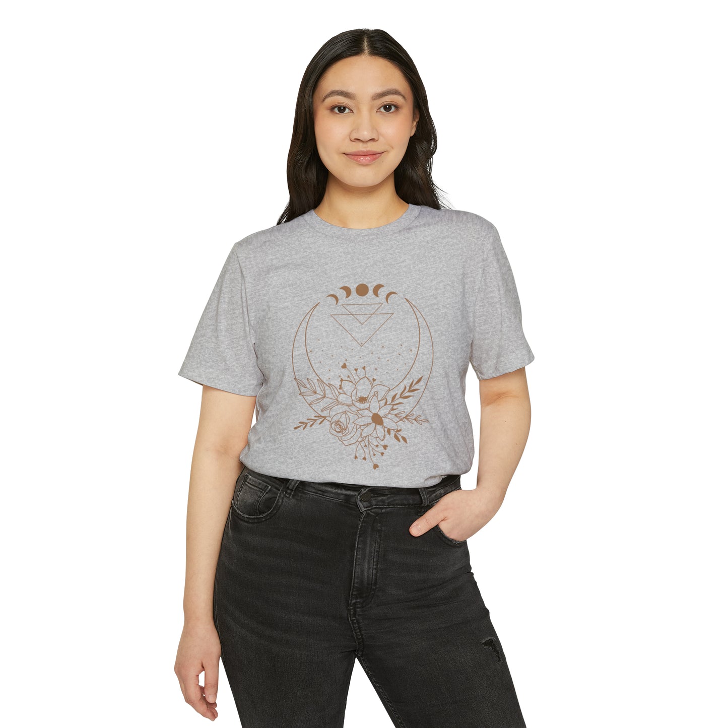 Flower Moon Unisex Recycled Organic T-Shirt