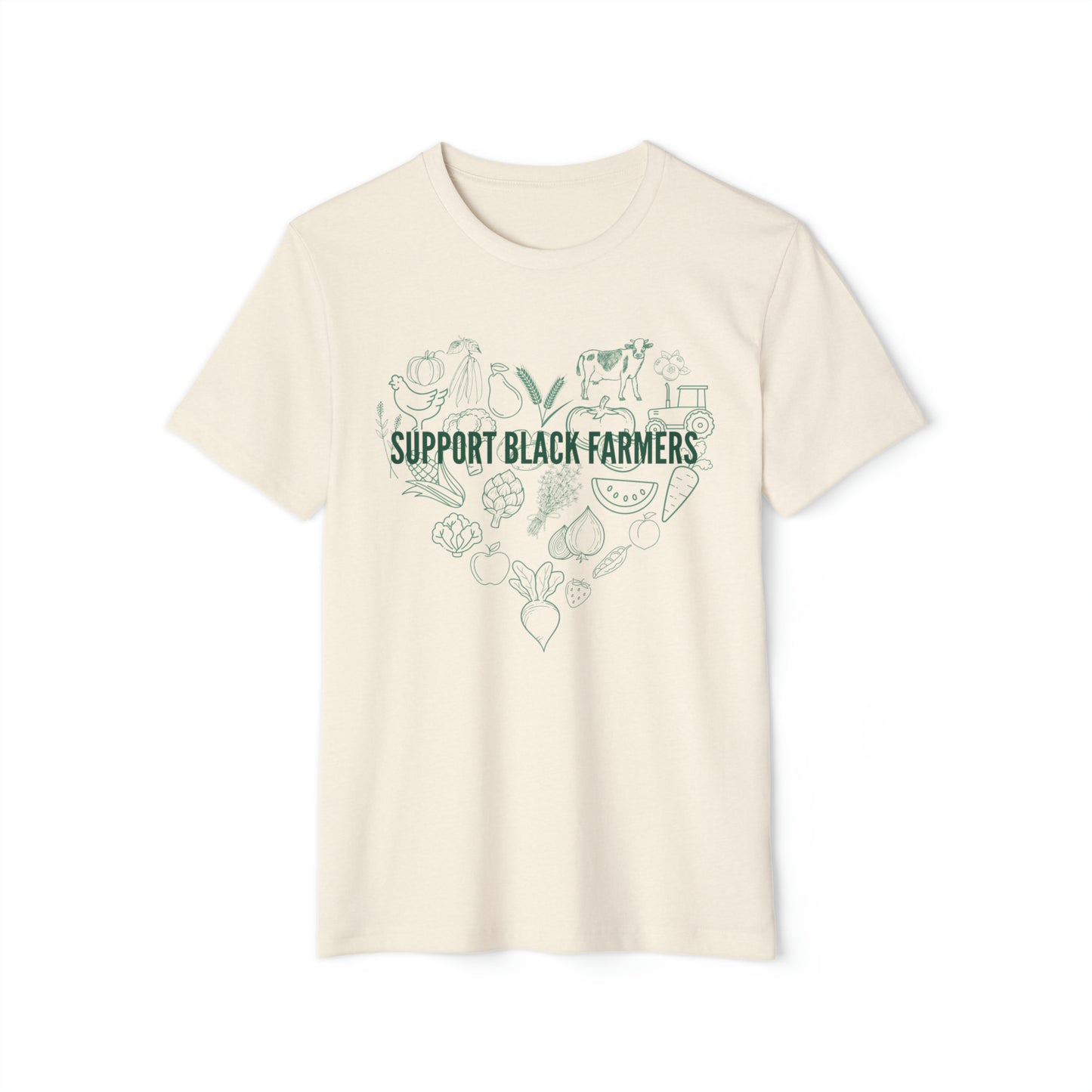 Support Black Farmers Recycled Organic T-Shirt