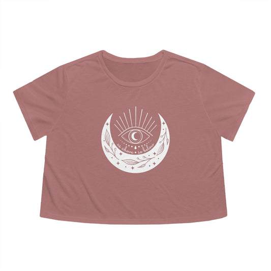 As Above So Below Cropped Tee (Mauve)