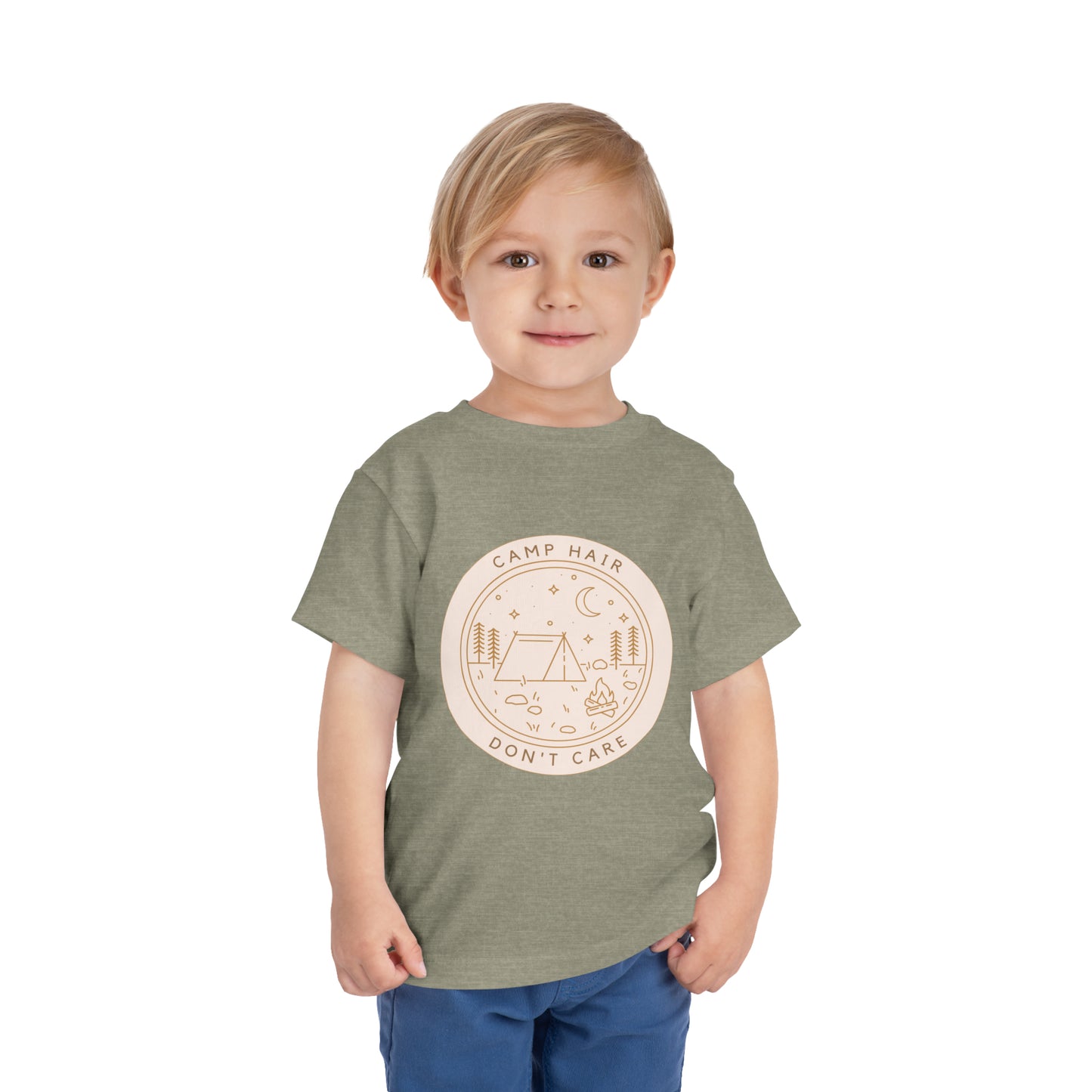 Toddler Camp Hair Don't Care Tee