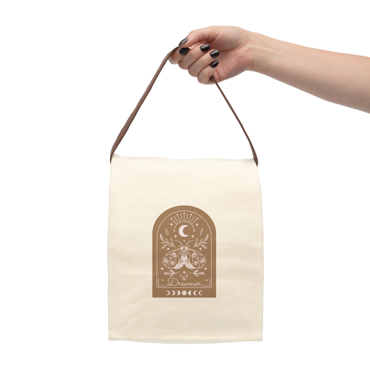 Dreamer Canvas Lunch Bag With Strap