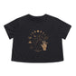 Hi Vibe Cropped Tee (Dark Grey)