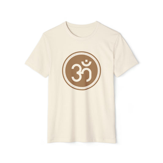 Om Unisex Recycled Organic T-Shirt (Natural)