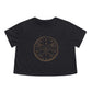 Gemini Zodiac Cropped Tee (Dark Grey)