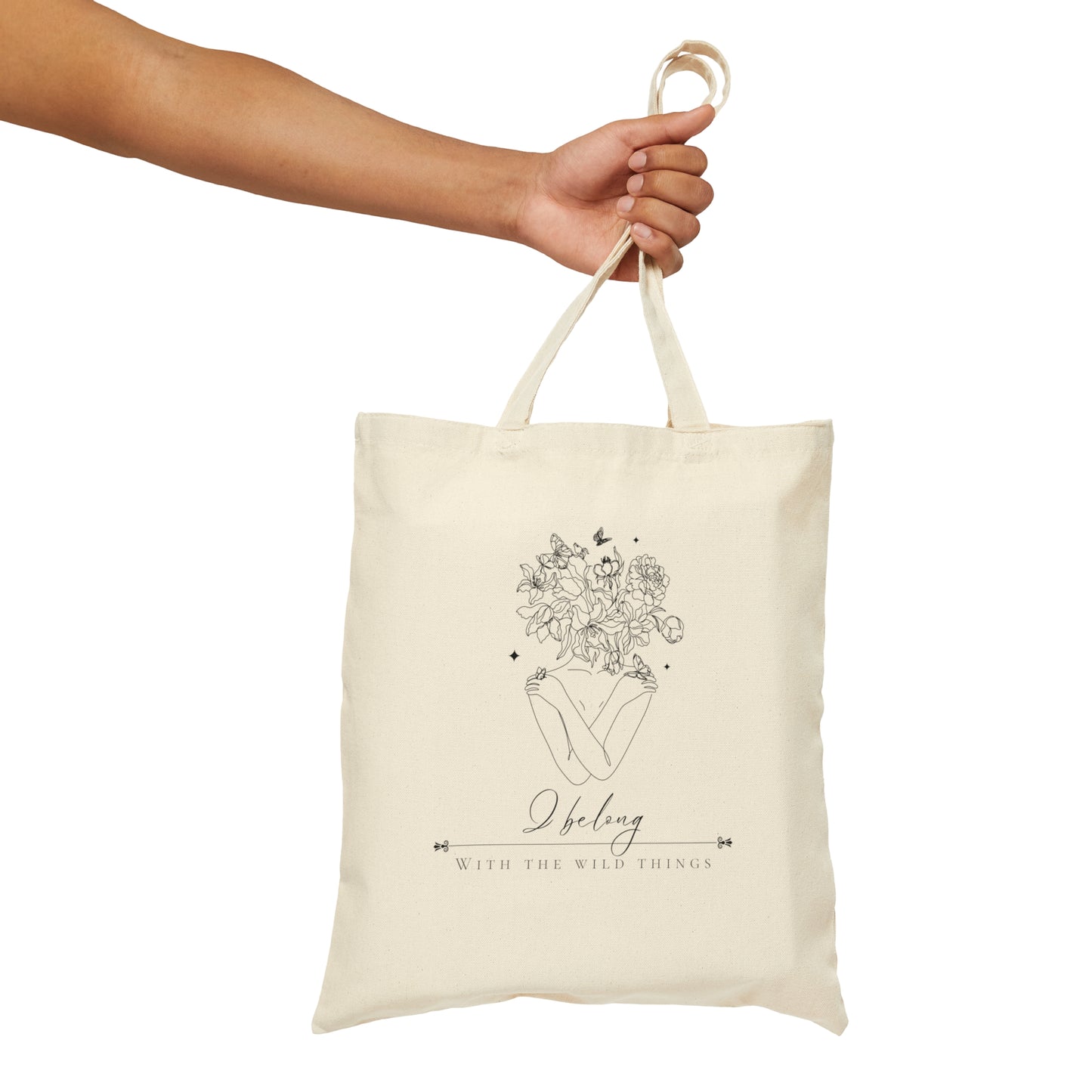 I Belong with the Wild Things Tote Bag