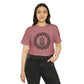 Om Gam Ganapataye Namaha Unisex Recycled Organic T-Shirt on model (Mauve)