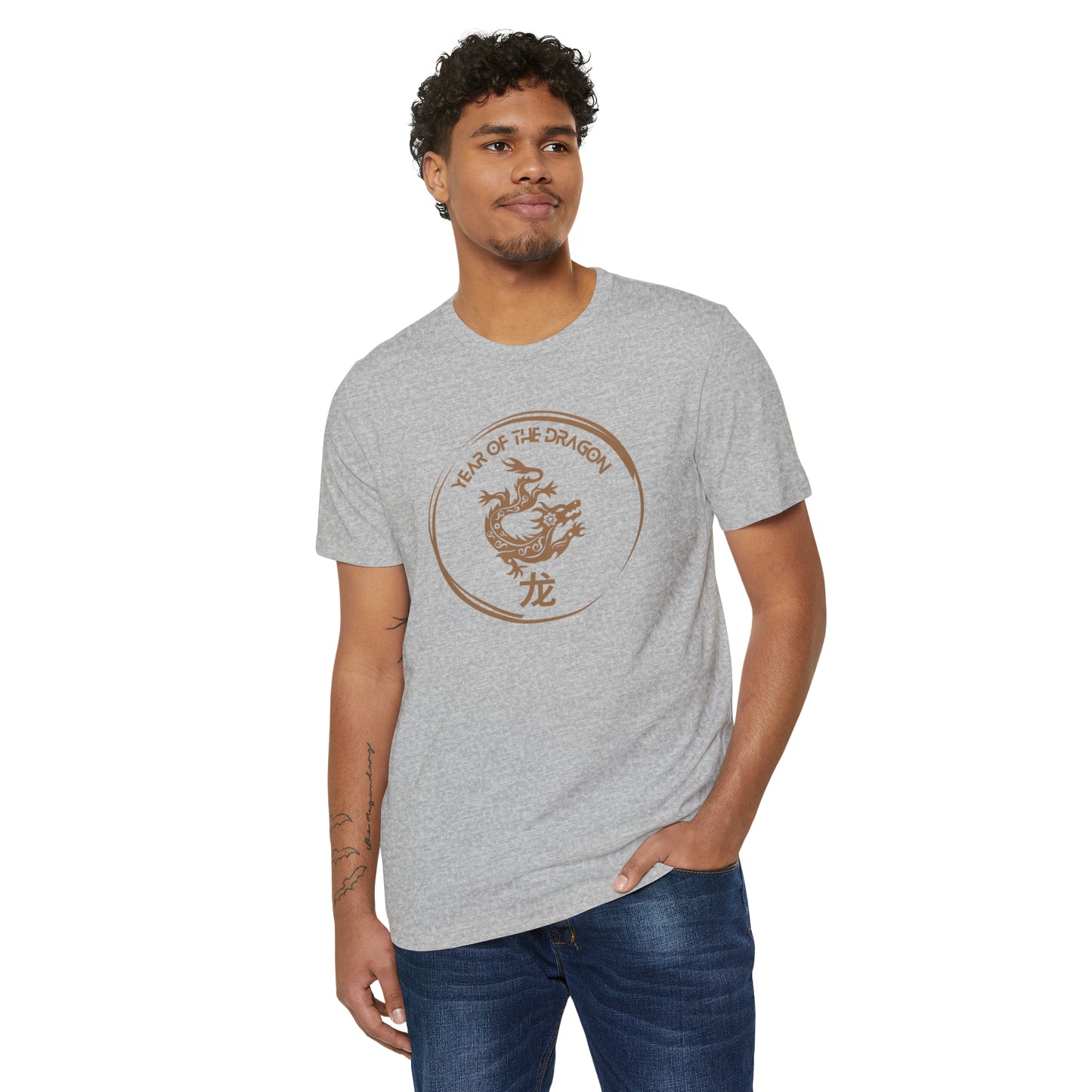 Year of the Dragon Unisex Recycled Organic T-Shirt