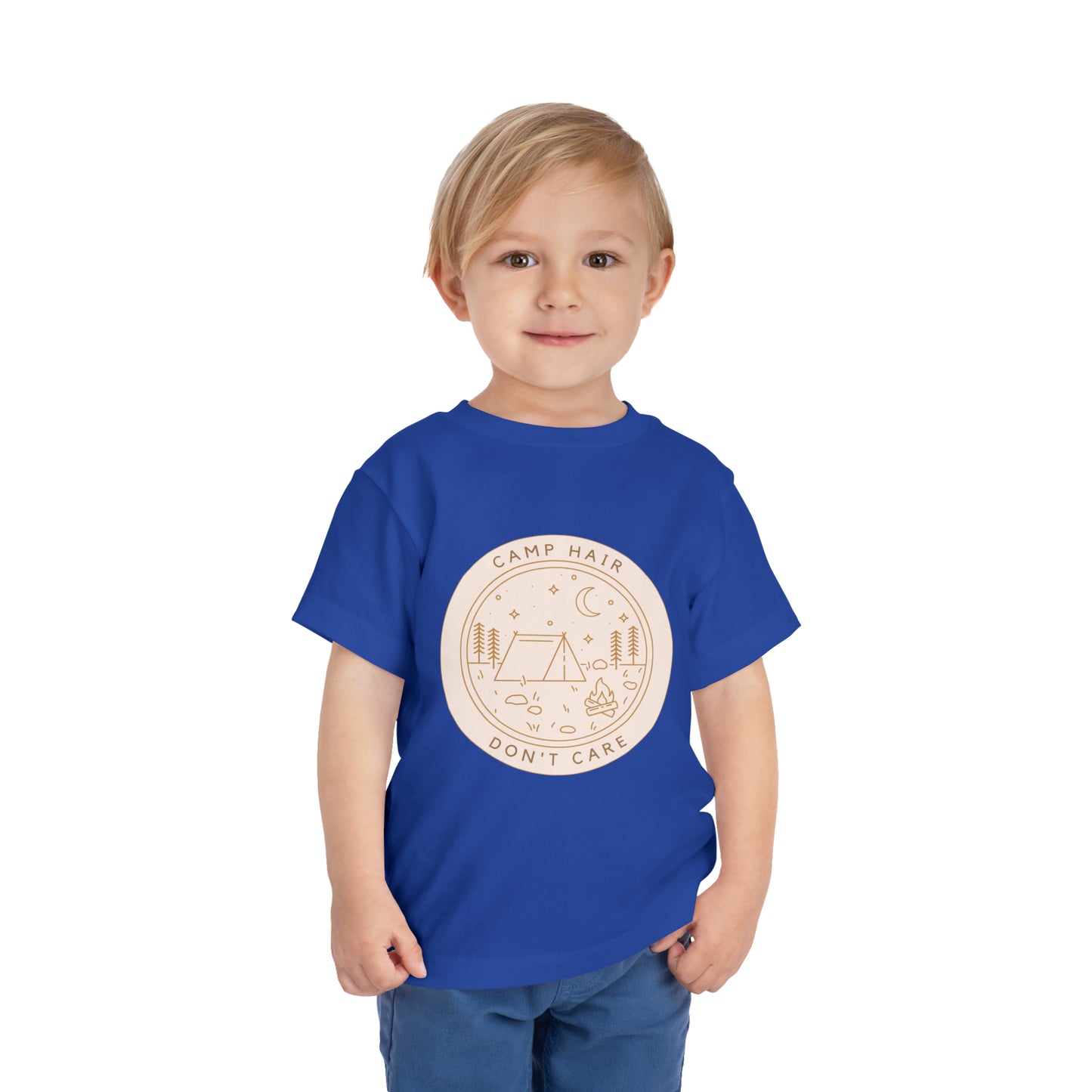 Toddler Camp Hair Don't Care Tee