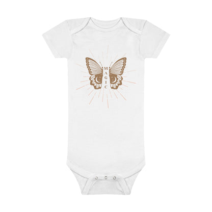 Butterfly Magic Organic Short Sleeve Onesie