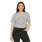 Gemini Unisex Recycled Organic T-Shirt on model (Athletic Grey)