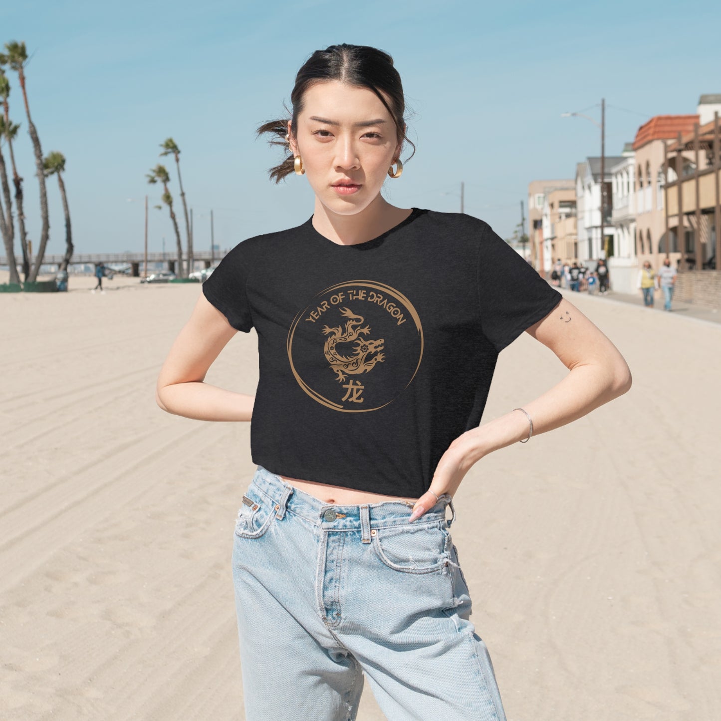 Year of the Dragon Cropped Tee