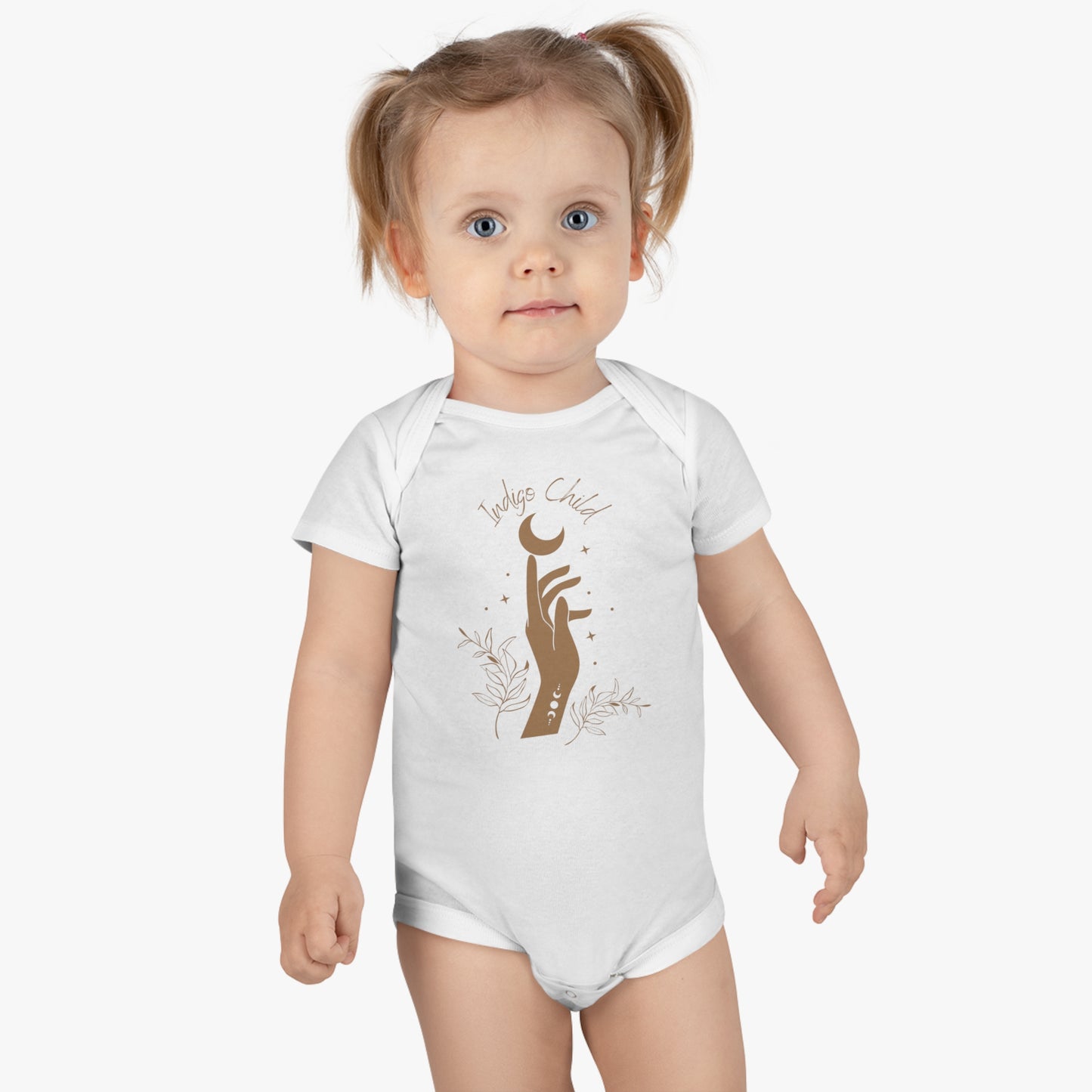 Indigo Child Organic Short Sleeve Onesie