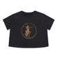 Sagittarius Zodiac Cropped Tee (Dark Grey)