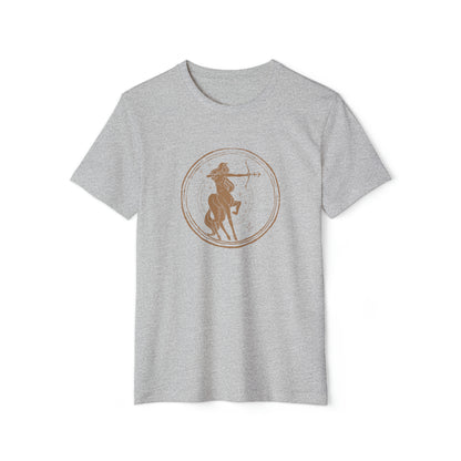 Sagittarius Unisex Recycled Organic T-Shirt (Athletic Grey)