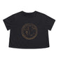Taurus Zodiac Cropped Tee (Dark Grey)