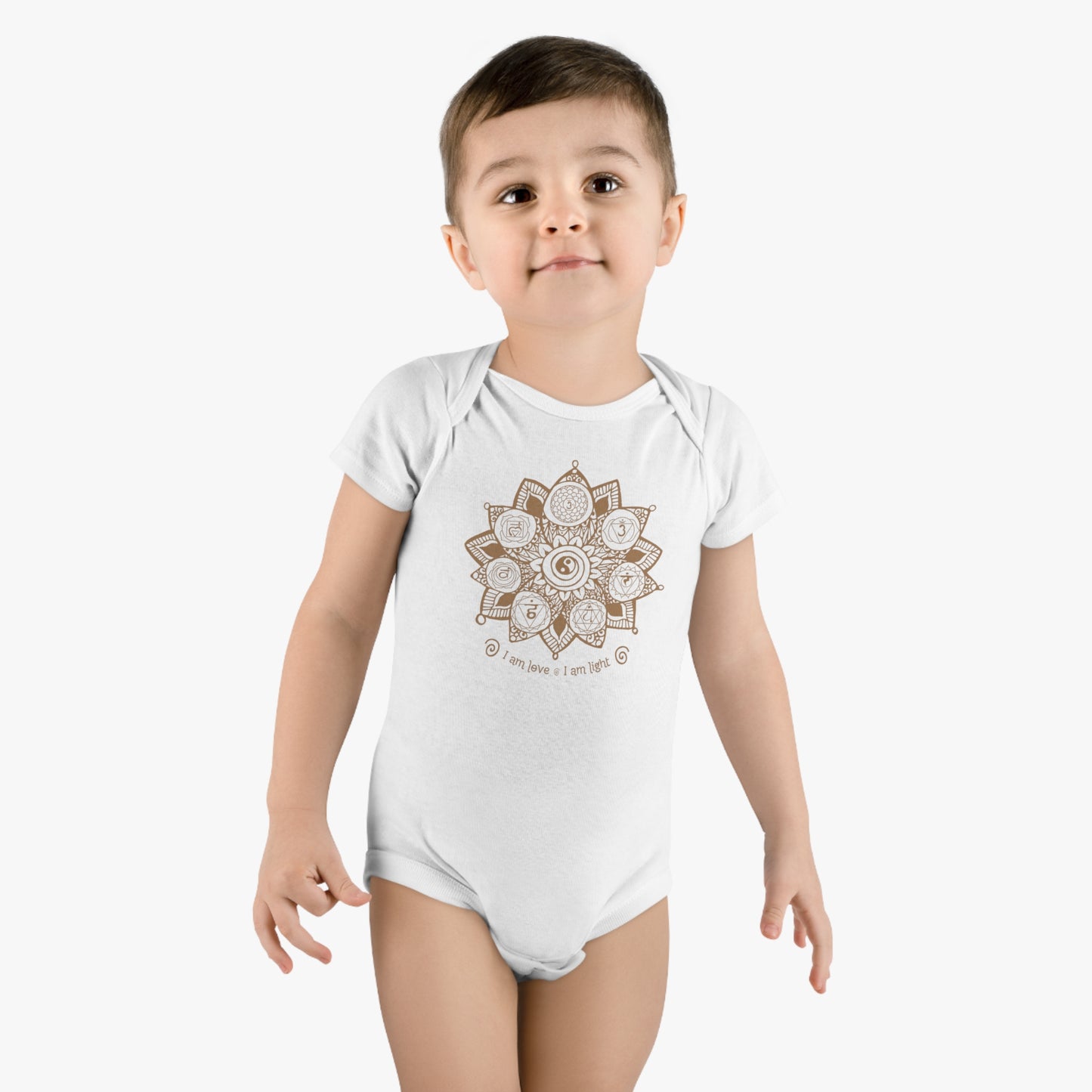 Chakras Organic Short Sleeve Onesie