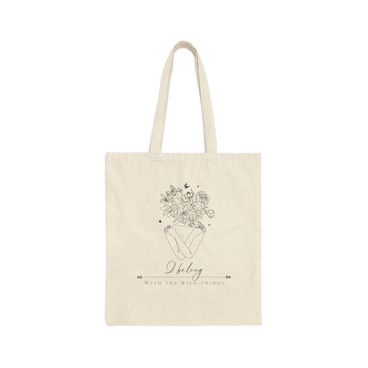 I Belong with the Wild Things Tote Bag