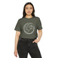 Aries Unisex Recycled Organic T-Shirt on model (Military Green)