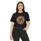 Om Unisex Recycled Organic T-Shirt on model (Black)