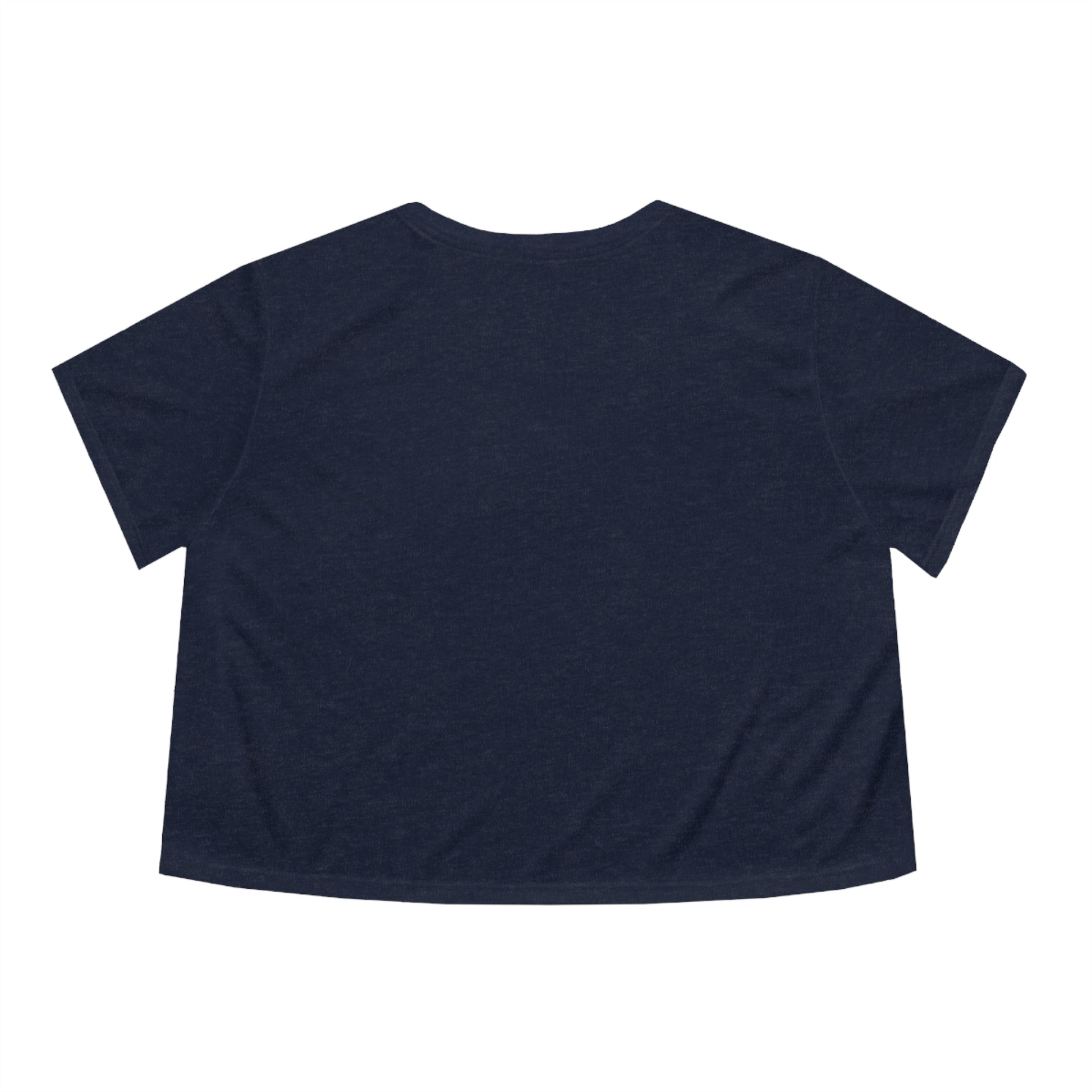 Om Gam Ganapataye Namaha Cropped Tee back (Navy)