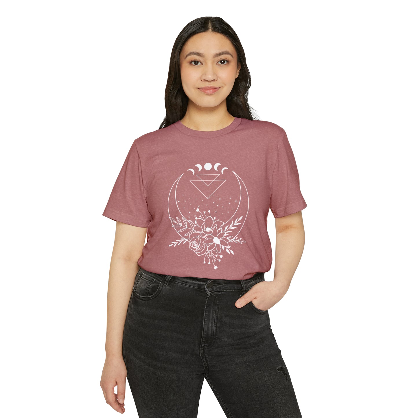 Flower Moon Unisex Recycled Organic T-Shirt